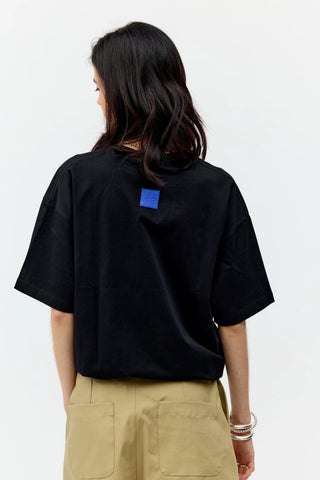 T-SHIRT BLEU BLACK