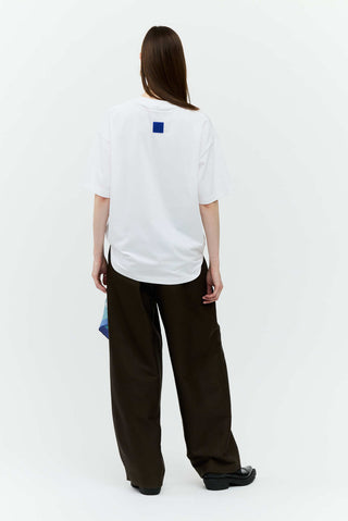 T-SHIRT BLEU WHITE